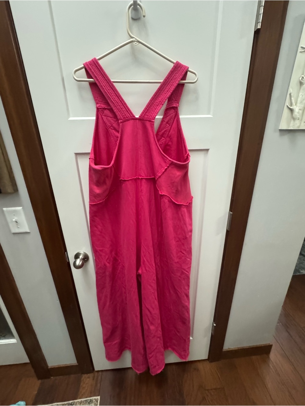 Blue Velvet  Sleeveless Jumpsuit Wideleg - Picture 2 of 3